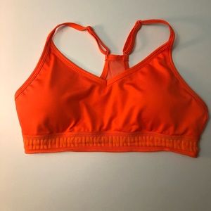 PINK/Victoria’s Secret orange logo bralette
